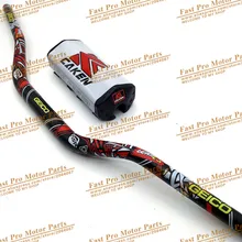 Руль 1-1/" 28,5 мм с kaken Fat Bar колодки для мотоцикл для бездорожья и мотокросса MX алюминиевый гоночный руль 810 мм