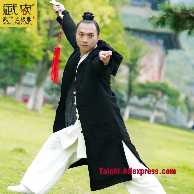 Одежда для мужчин и женщин Wu Nong Wudang Tai chi униформа халаты одежда пальто зимний