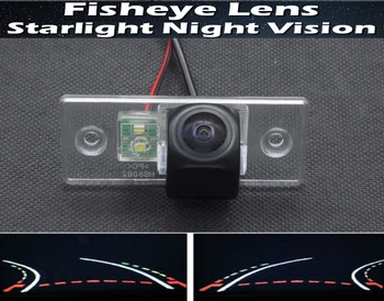 

1080P Fisheye Lens Trajectory Tracks Rear view Camera For Skoda Fabia 2008 2009 2010 2011 2012 2013 Octavia RS Backup Camera