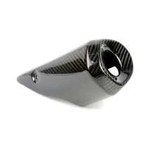 Motorcycle Accessories Carbon Fiber Muffler Exhaust Pipe Cover Heat Shield For Yamaha MT07 FZ07 MT 07
