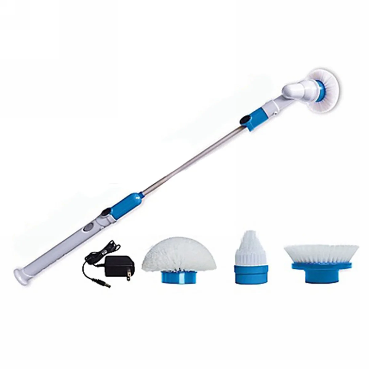 1 set Electric Cordless Toilet Tiles Power Floor Cleaner Brush Mop Scrubber ABS New