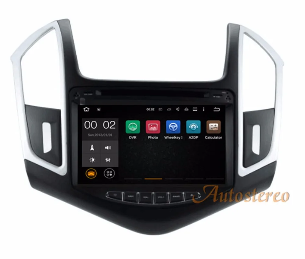 Best New Android 8.0 7.1 Car GPS Navigation car DVD Player for Chevrolet Chevy CRUZE 2012-2015 Stereo Automedia Headunit Multimedia 3