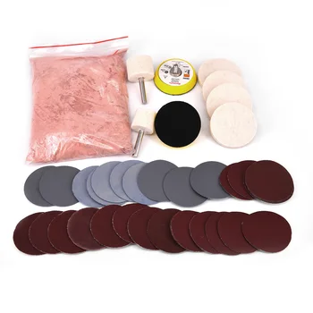 

39PCS Car Windshield Deep Scratch Remover Glass Polishing Kit +320g Cerium Oxide