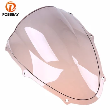 

POSSBAY Motorcycle Windshield Windscreen Motocross Cafe Racer Wind Deflector for Suzuki TL1000R 1998 1999 2000 2001 2002