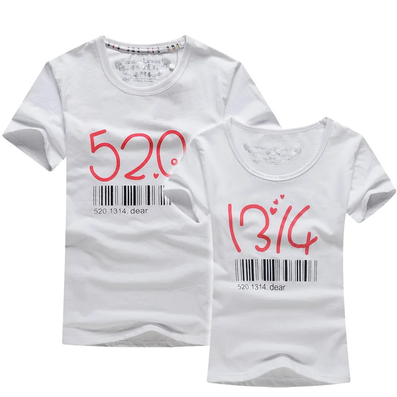 Summer Korean Couple T Shirt For Lovers Letter Printed Wedding Graphic Tees O-Neck Short Sleeve Pair T-Shirt Couple Clothes Summer Korean Couple T Shirt For Lovers Letter Printed Wedding Graphic Tees O-Neck Short Sleeve Pair T-Shirt Couple Clothes