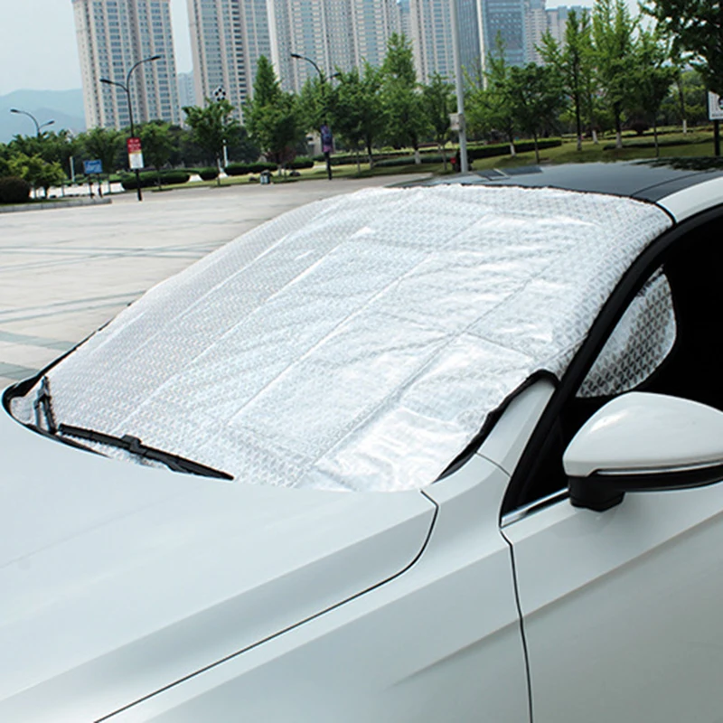 

Folding Extra Large Windshield Reflective SunShade Car Truck SUV Window Visor Easy To Fold, Save Space