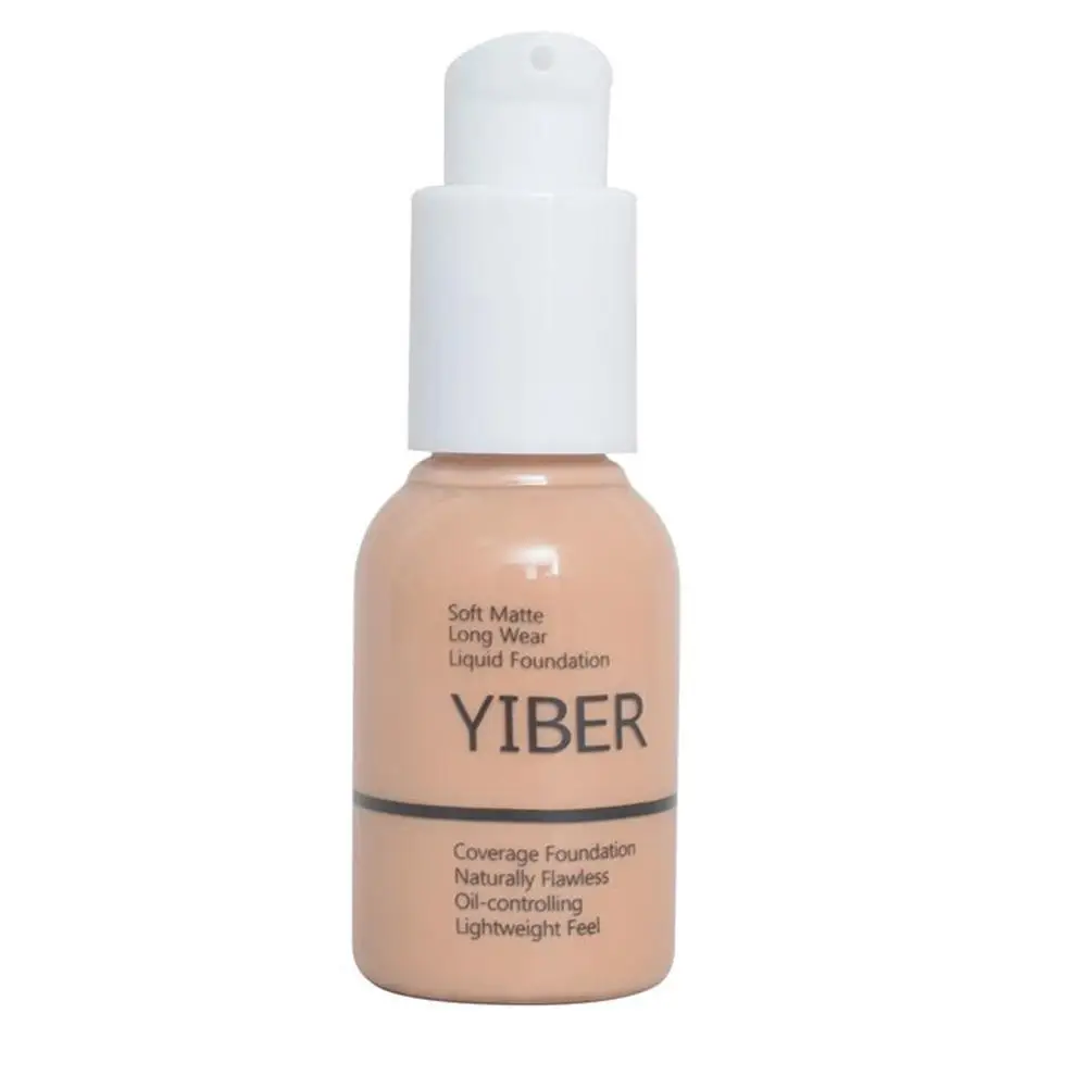 30ml Soft Matte Face Foundation Cream Long Wear Oil Control Face Concealer Liquid Foundation Cream Maquiagem Profissional Cream