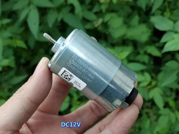 

1PCS,MABUCHI 550 DC12V 18600 RPM high speed high power DIY hand drill motor