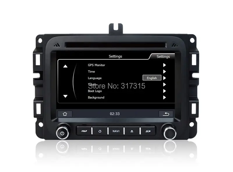 Sale Auto Radio Car DVD Player for Dodge RAM 1500 2014 2015 w/ GPS Navigation Bluetooth TV USB SD MP3 AUX Auto Stereo Video Audio 6