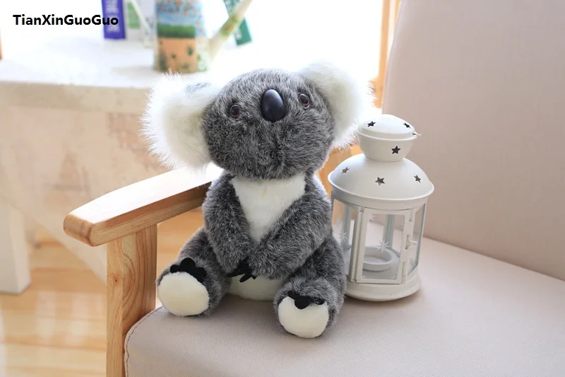 

about 20cm gray cartoon koala plush toy lovely koala soft doll birthday gift s0978