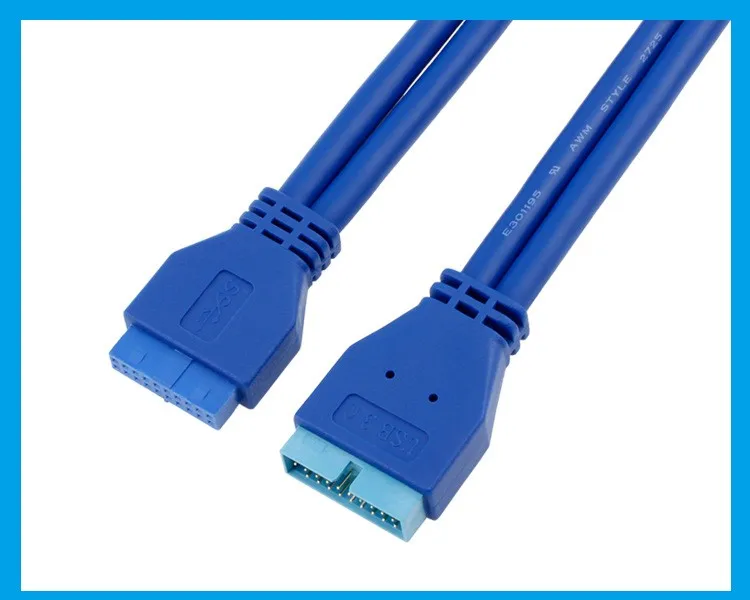USB 3 0 20pin Male to Female материнская плата кабель 50 см для Asus Gigabyte Msi Onda Inte DELL HP Lenovo|usb 3.0