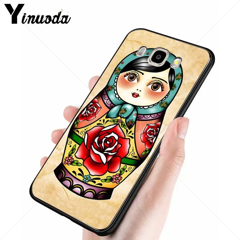 Cute Russian Dolls Pattern Matryoshka
