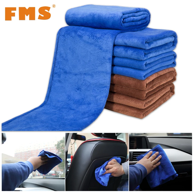 2016 hot sale 3 colors Multifunctional Car Washing Towel Auto Microfiber Useful Brushed Thick Towel Car