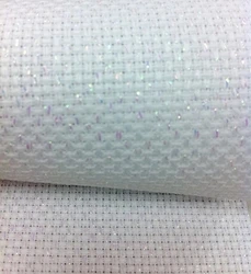 

New arrival 40x40cm metllic aida 14ct cross stitch fabric aida coth canvas DIY handmade needlework sewing craft supplies