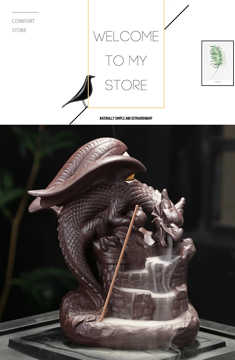 Backflow Incense Burner  (1)