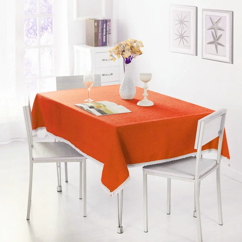 Имитация пеньковой ткани 15 цветов скатерти покрытие стола кухня домашний банкет отель чехлы для свадеб - Цвет: Color 11