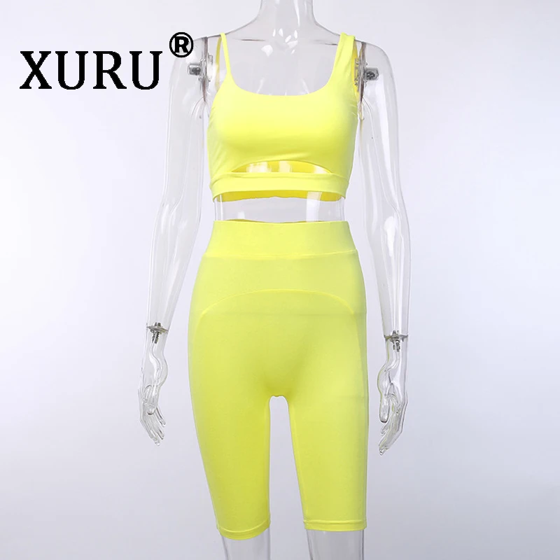 XURU 2019 summer hot new jumpsuit two-piece sexy backless hollow exposed navel straps jumpsuit suit XURU 2019 summer hot new jumpsuit two-piece sexy backless hollow exposed navel straps jumpsuit suit