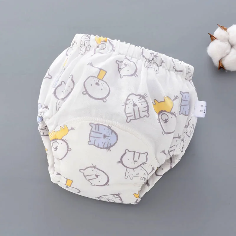 6 слоев хлопка марлевые детские подгузники для новорожденных для многократного пользования подгузники для малышей ткань пеленки детские тренировочные штаны трусы моющиеся