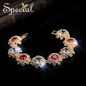 

Special Brand Fashion Blue Drill Charm Bracelets White European Style Bracelets & Bangles Luxury Jewelry for Women SL141109