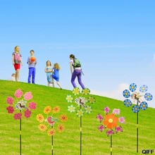 3D милые животные насекомое птица ветряная мельница ветер вертушка вихревой дворовый садовый Декор Игрушка May06