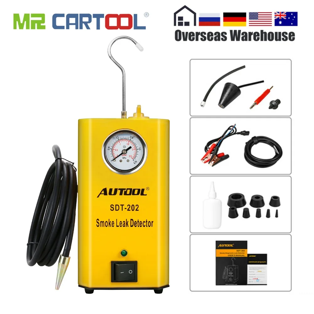 

Autool SDT-106 Automotive Smoke Leak Detector Diagnostic For Car Diagnostic Tool Leak Detector of Pipe Systems free shipping