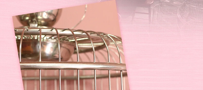 Bird Nest Bird Cage Stainless Steel (6)