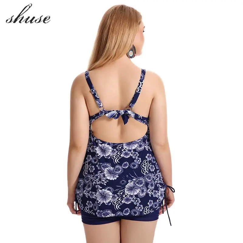 SHUSE большой бюстгальтер 10XL купальник из двух частей женский бандаж плюс размер