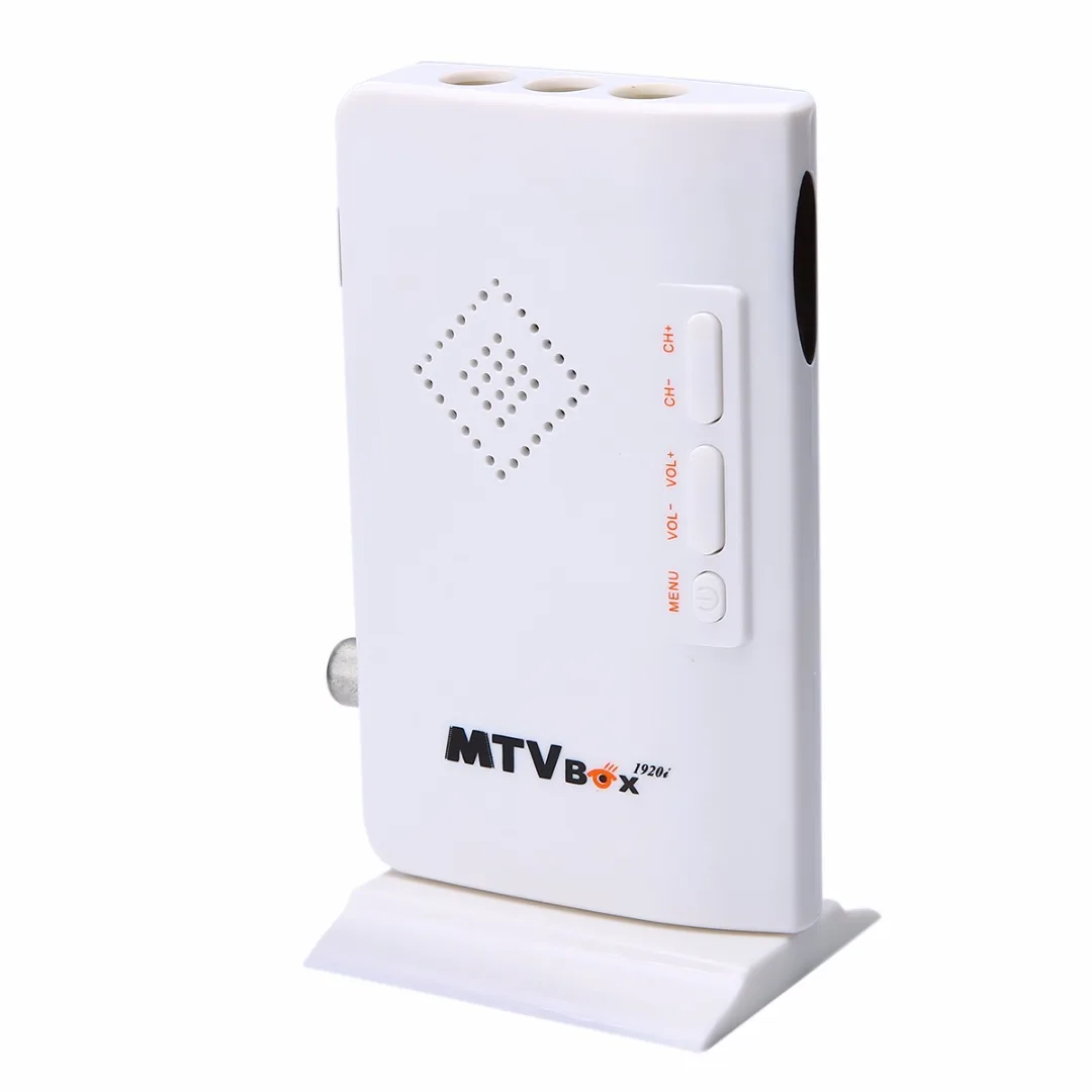 

Mayitr 1 Set Portable External LCD VGA TV PC Tuner Box Digital Program Receiver HDTV HD 1080P + Remote Controller EU Plug Kits