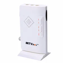 Mayitr 1 Set Portable External LCD VGA TV PC Tuner Box Digital Program Receiver HDTV HD 1080P + Remote Controller EU Plug Kits