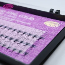 5 коробок/партия C& D Curl 0,07 мм жилет с искусственным мехом Шелковые Ресницы 8-15 мм 6D шелковые Поддельные Накладные ресницы макияж наращивание ресниц