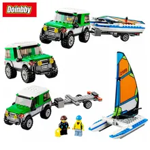 Lepin 02027 City Series Great Vehicles 4×4 with Catamaran Building Block Bricks Toys Kids Gifts 360Pcs Compatible 60149
