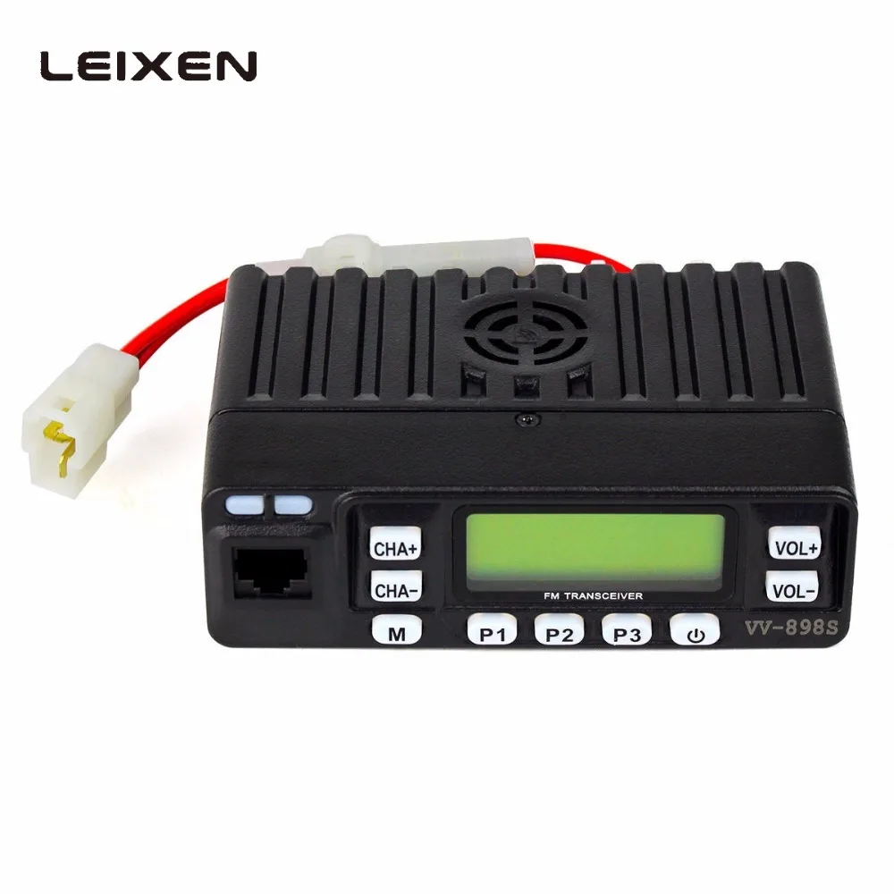 

Leixun VV-898S Mini Mobile Radio 25W Transmit Power Supet Small Transceiver & Microphone 136~174MHz/400-480MHz Car Scanner