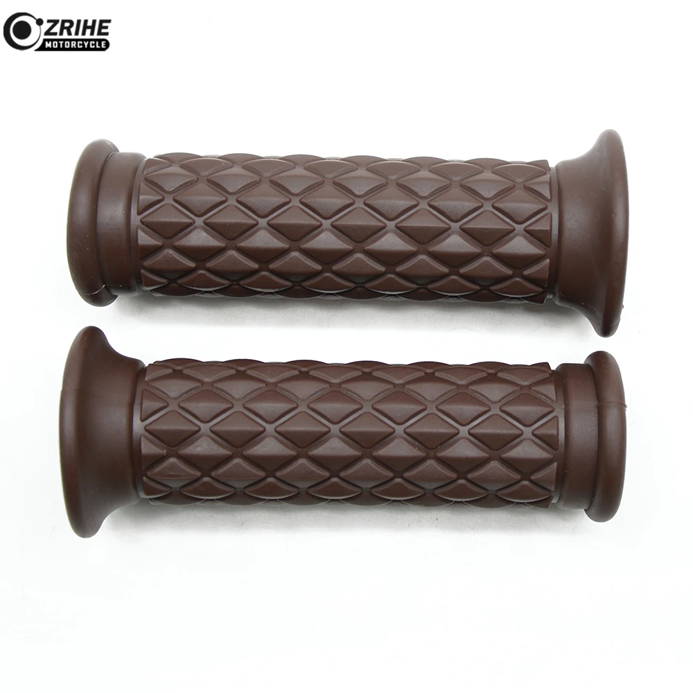 22mm 25mm Motorcycle Grips Cafe Racer Round Handlebar Grips Street bike for kawasaki NINJA 650R 300R 250R NINJA400R NINJA650R