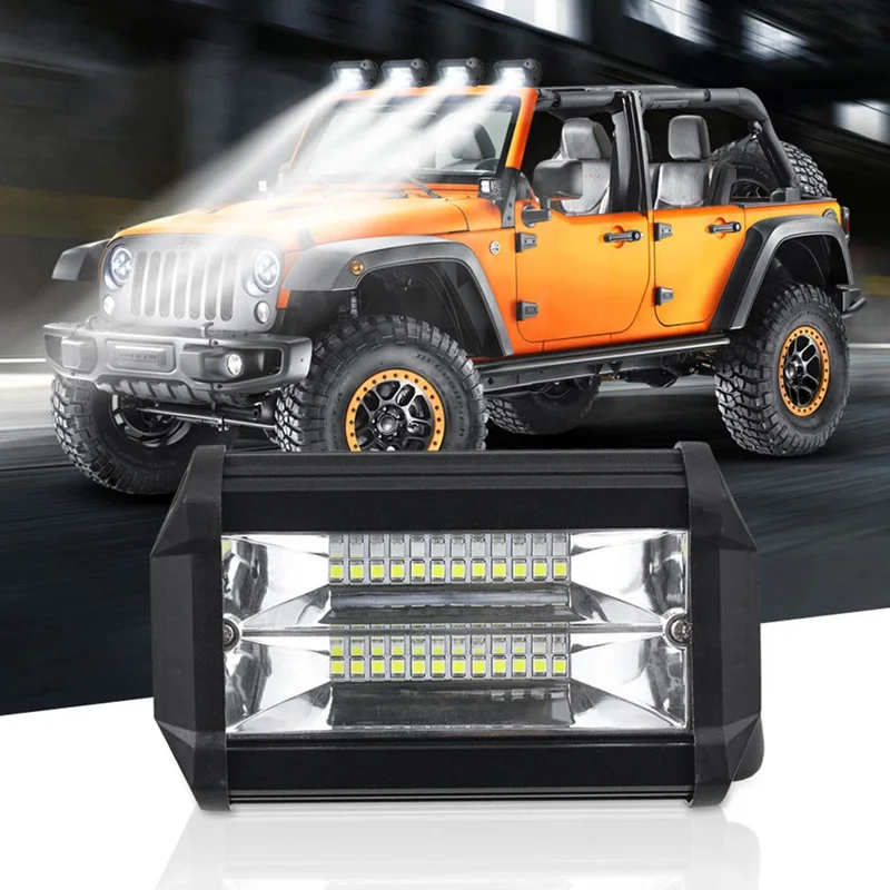 5 Inch 72W Modified Car Top LED Light Spot Combo Work Lamp