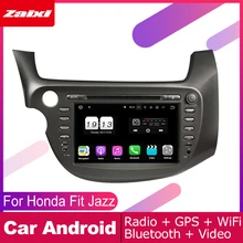 ZaiXi 2 DIN Auto DVD Player GPS Navi Navigation For Honda Fit Jazz 2007~2014 Car Android Multimedia System Screen Radio Stereo yessun wince android car multimedia navigation system for hyundai veracruz ix55 cd dvd gps player navi radio stereo screen