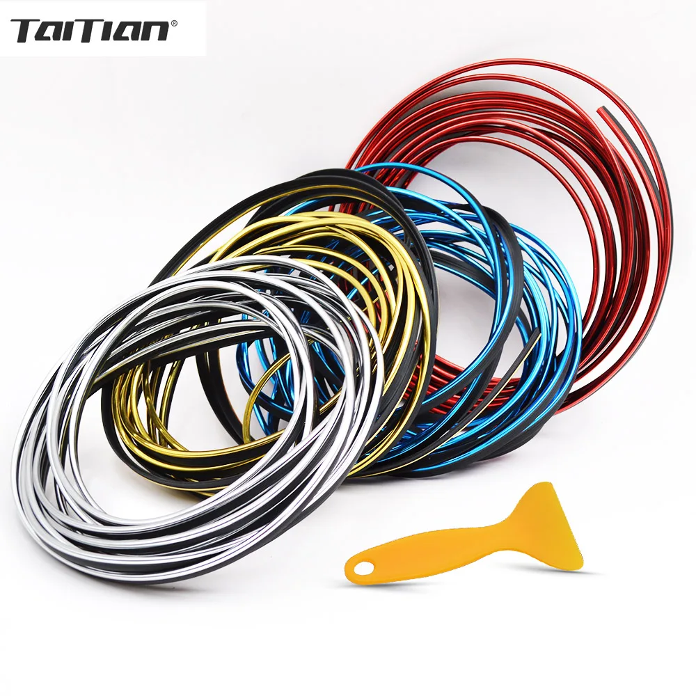 Taitian 1PC 5m Car Interior Decoration Moldings Outlander Grille Instrument Panel Parts Chrome Molding For Cars Interior Parts Taitian 1PC 5m Car Interior Decoration Moldings Outlander Grille Instrument Panel Parts Chrome Molding For Cars Interior Parts