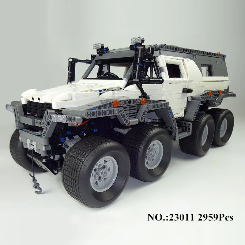 H HXY 23011 2959Pcs Technic Series Off road vehicle Model Building Kits Block Bricks Compatible Toys
