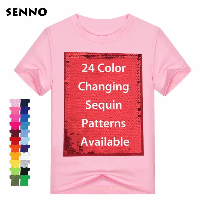 24 Patterns Boys T-Shirts Cotton Kids T-Shirt With Sequin Reversible Sequin Girls T Shirt Kids Pink Flash T Shirt Kids Teen Girl 24 Patterns Boys T-Shirts Cotton Kids T-Shirt With Sequin Reversible Sequin Girls T Shirt Kids Pink Flash T Shirt Kids Teen Girl