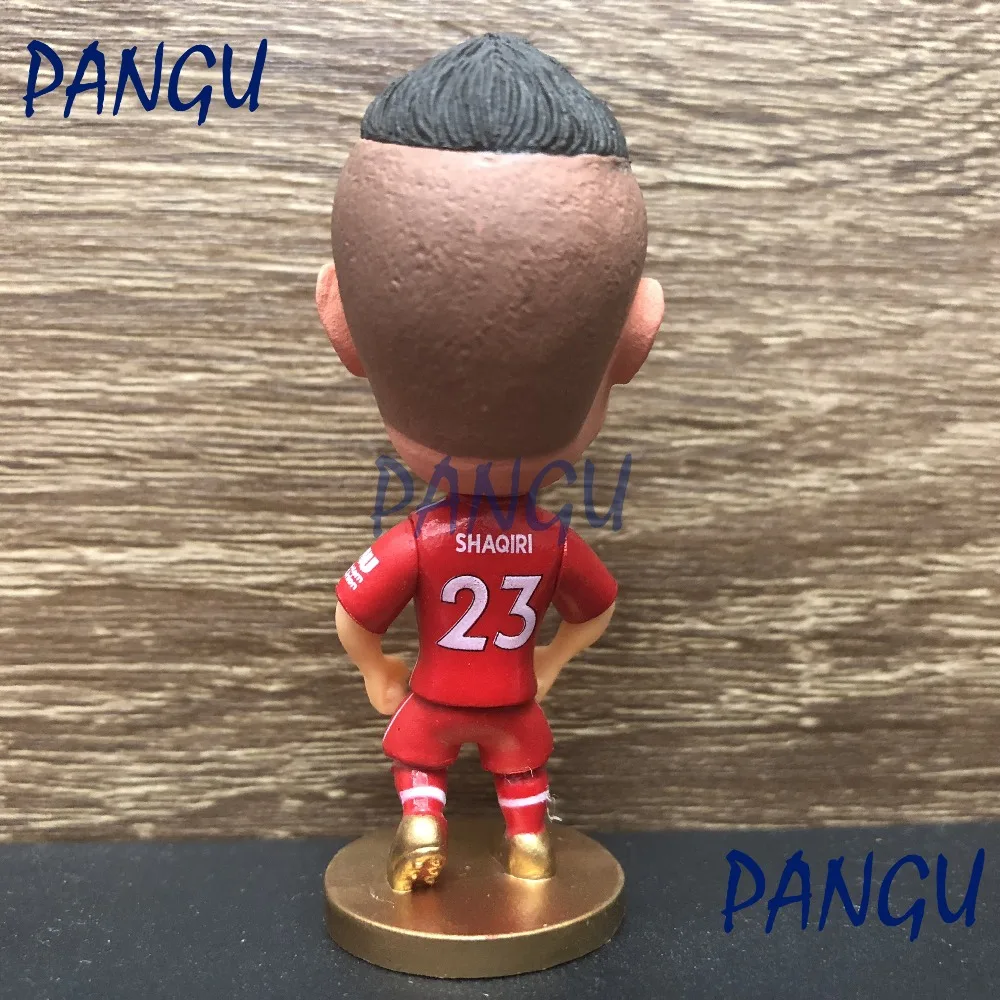Soccerwe dolls figurine Sports stars Shaqiri #23 2018-2019 Movable joints resin model toy action figure collectible gift