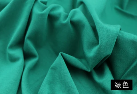 Летнее вискозное платье из натурального стрейчевого вискозного джерси, хлопчатобумажная трикотажная ткань, хорошо свисает, Ширина 165 см - Цвет: Green