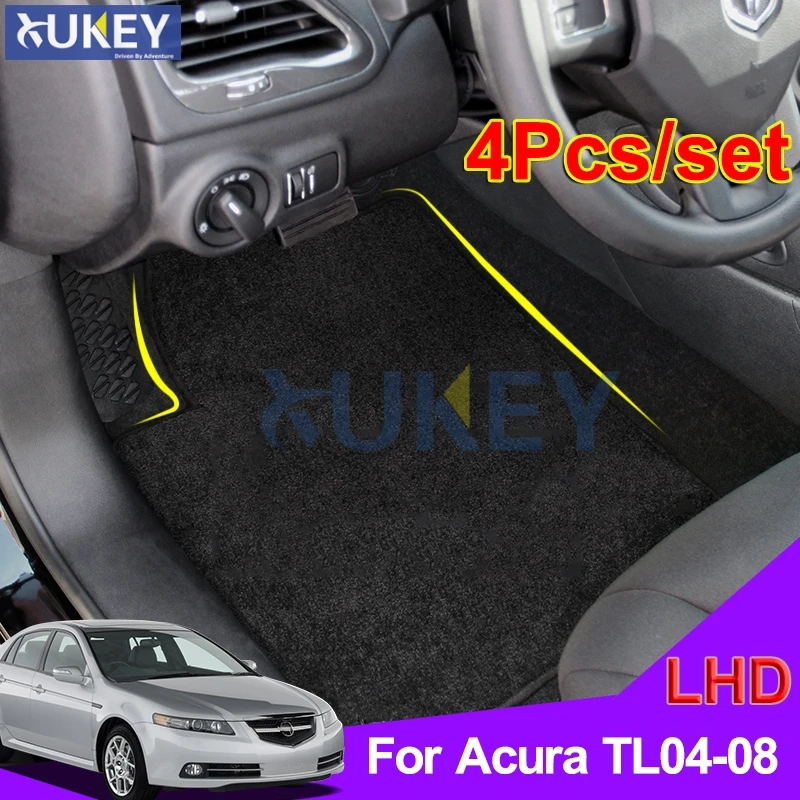 Для Acura TL UA6 UA7 LHD 2004 2005 2006 2007 2008 пользовательские автомобильные коврики авто