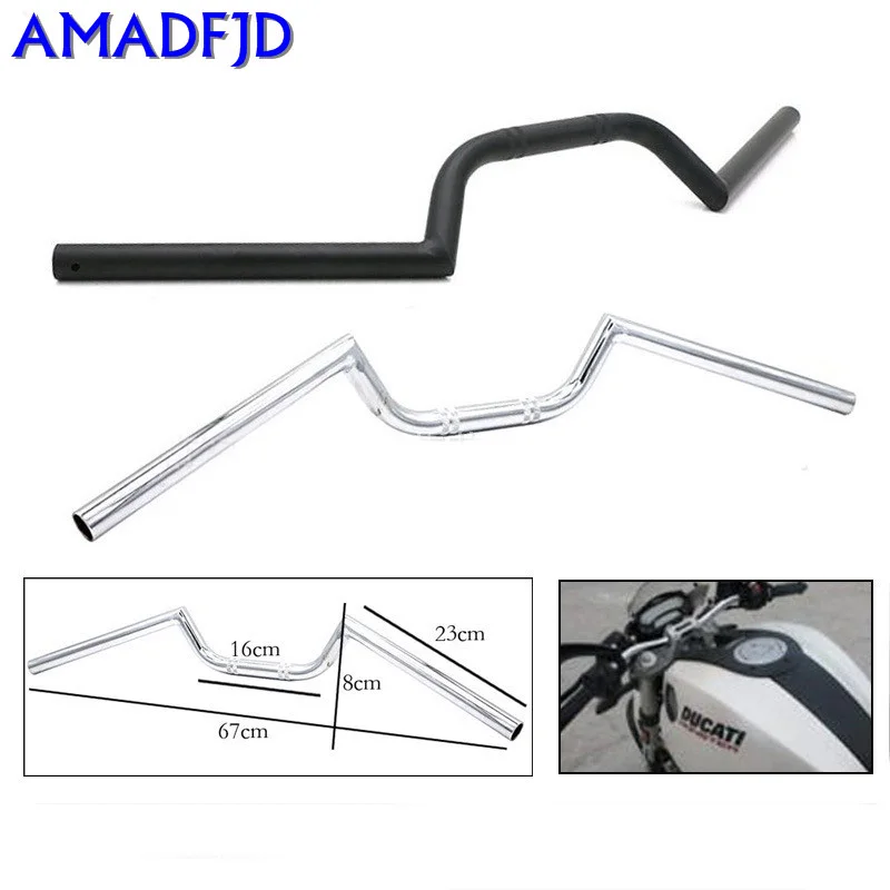 

Motorcycle modified 22MM caliber retro handlebars CAFE models M-style style Universal handlebar horns