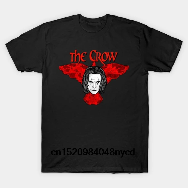 

Printed Men T Shirt Cotton tShirt O-Neck Short-Sleeve New Style the crow Crow Women T-Shirt