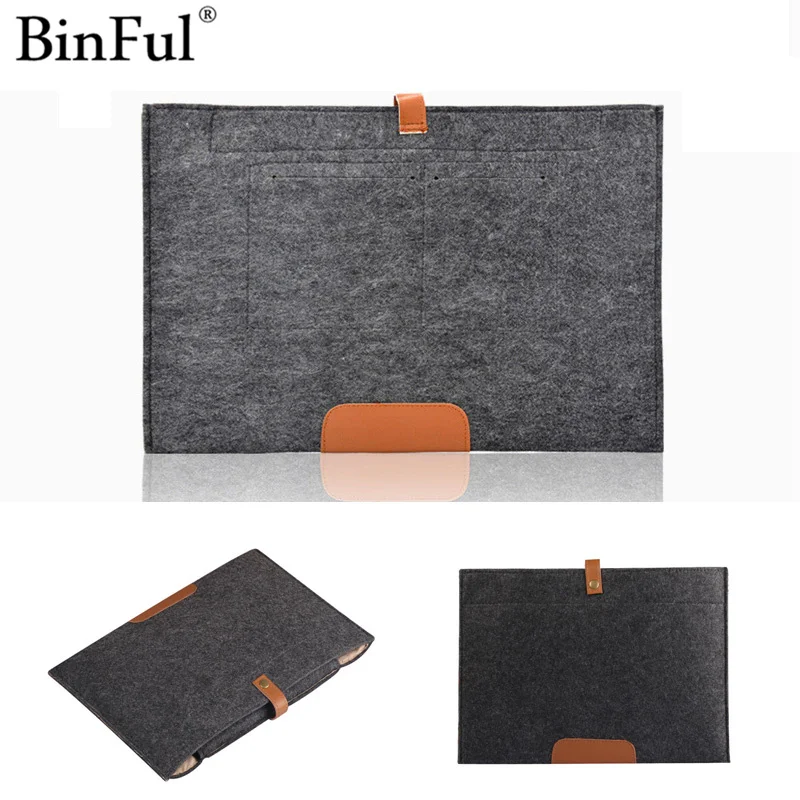 Binful 11 6 13 3 15 4 шерстяной войлочный чехол для ноутбука Apple Macbook Air/Pro/Retina 12 дюймов