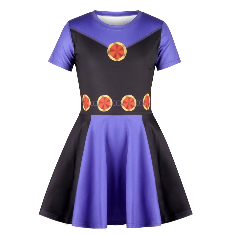 Платье принцессы Ravena для девочек Одежда для косплея «игрушечный убийца» Детское летнее повседневное мягкое тонкое летнее платье для детей нарядный костюм
