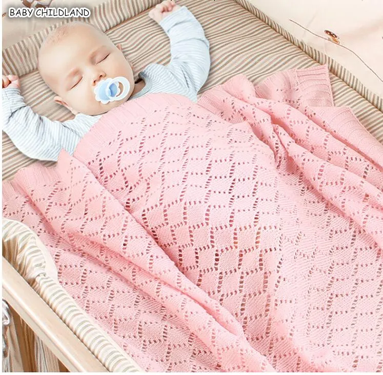 Baby Blanket Thick Newborn Swaddling Kids Bedding Swaddle Wrap Cotton Quilt FI 