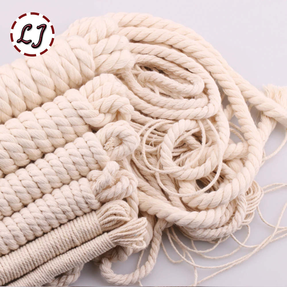 5yd/lot 100% Cotton Rope for Home Handmade Garment Accessories Craft Projects cotton rope