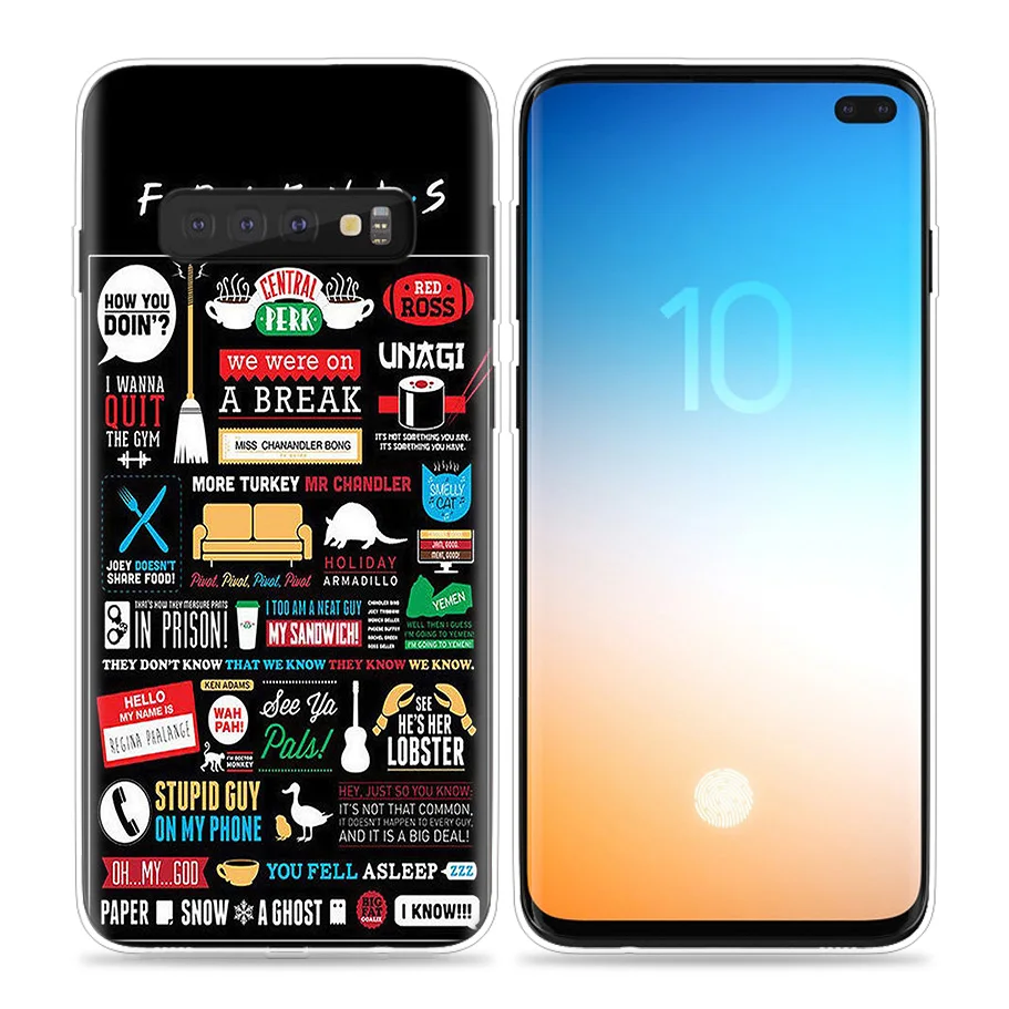 Друзей вместе ТВ Показать чехол для samsung Galaxy S8 S9 S10 5G S10e S7 Note 8 9 10 J4 J6 плюс J5 J8 2018 J3