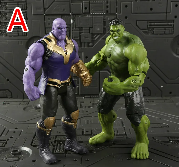 

Hot Sale Marvel Avengers Figure Super Heroes Superman Batman Hulk Captain America Thor Iron Man PVC Action Figure
