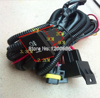

Factory Style 4-Pole 12V Push Button Switch wire harness LED Background Indicator Lights wire harness For Fog Lights